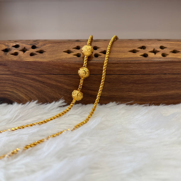 Gold Mugappu Chain Plain