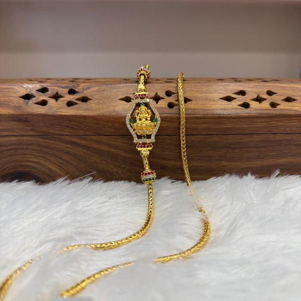 Gold Mugappu Kodi Stone