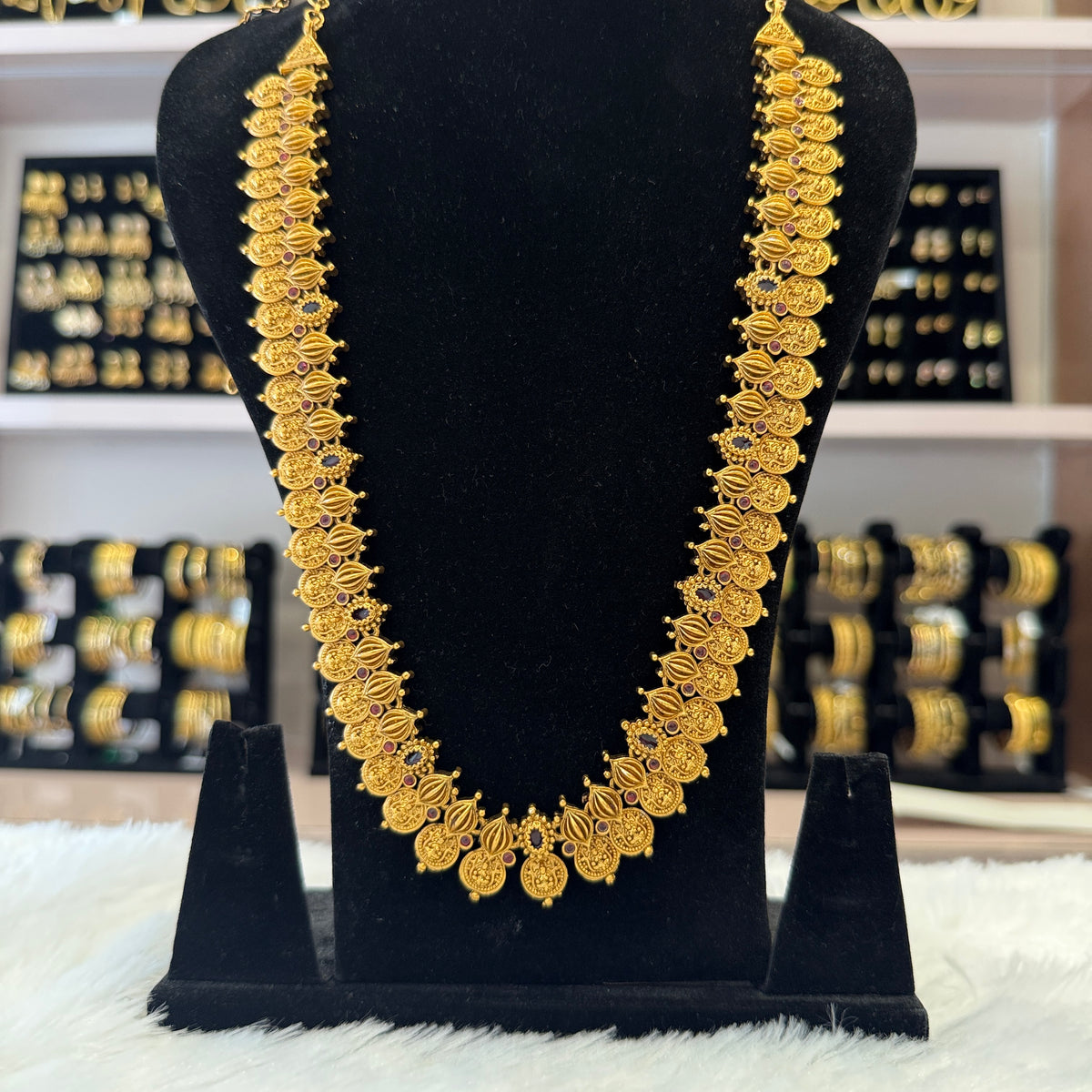 Antique Gold Matte Long Haram
