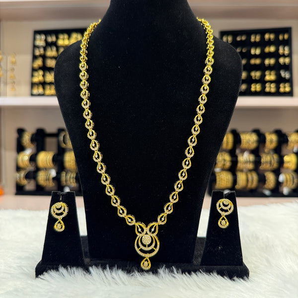 Antique Gold Matte Long Haram - LHM0036