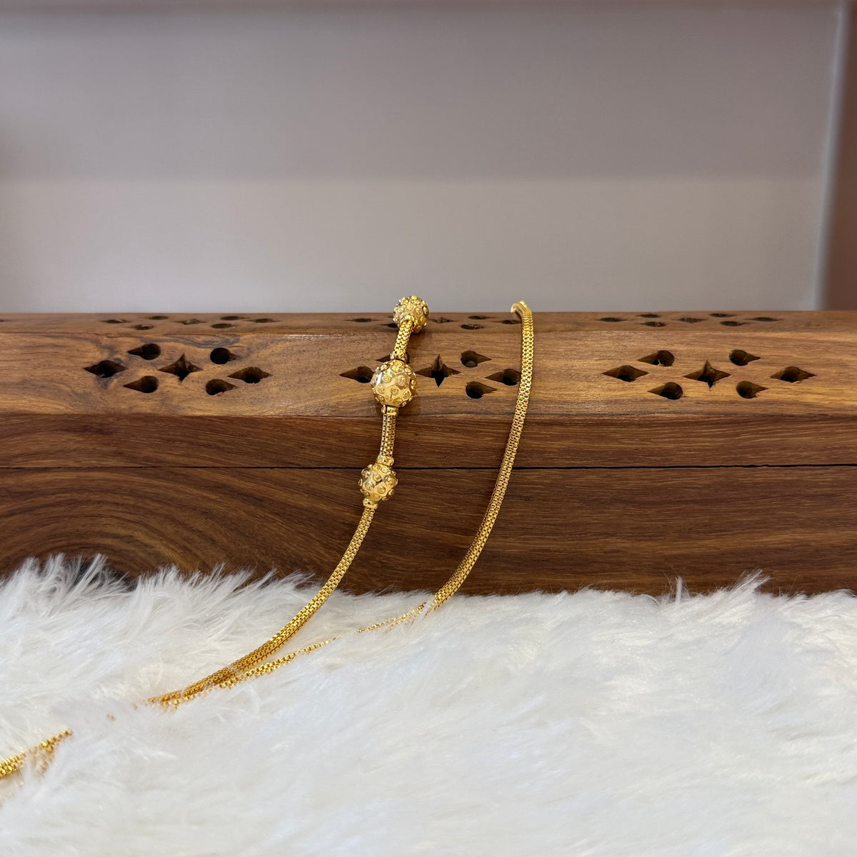 Gold Mugappu Chain Plain - MCP0022