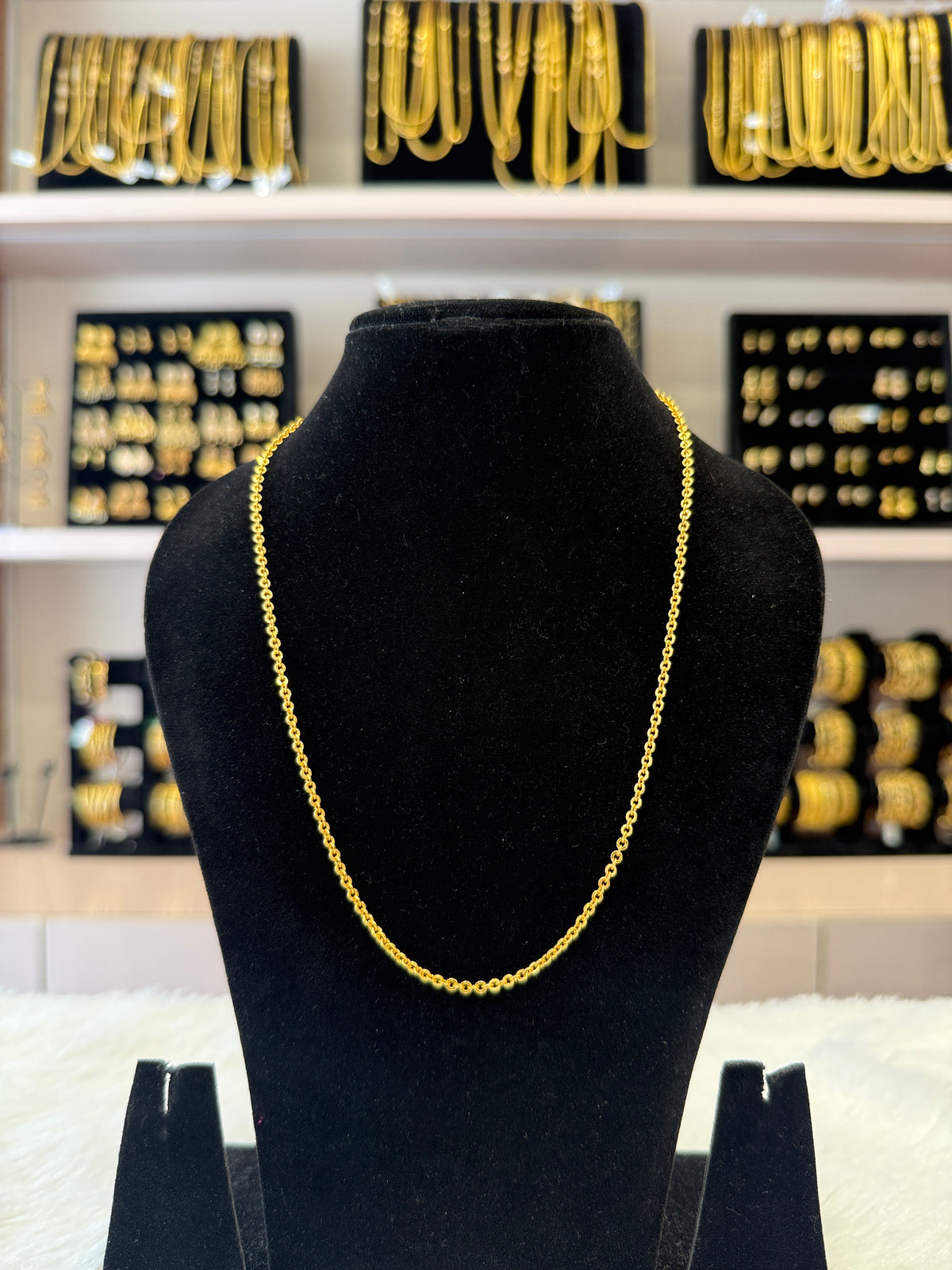 Gold Plain Chain
