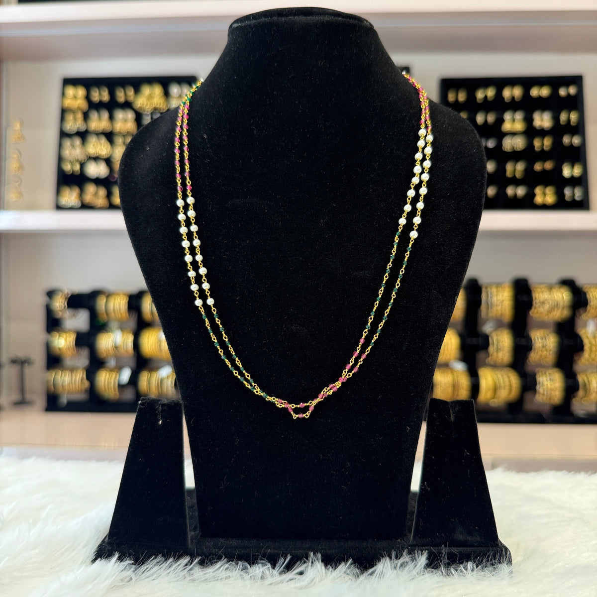 Gold Crystal Chain