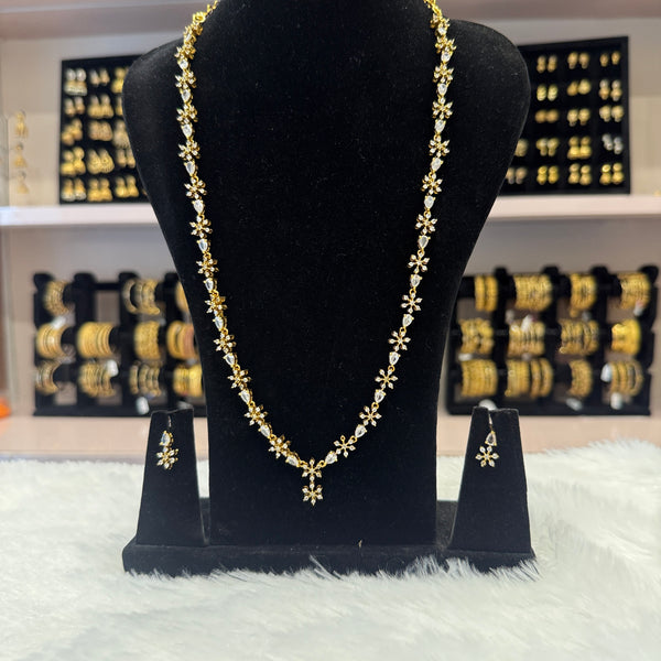 Antique Gold Matte Long Haram - LHM0035