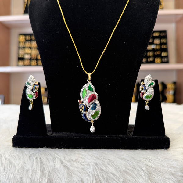 Gold Pendant Set