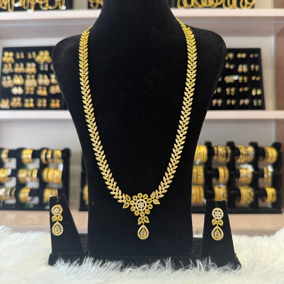 Antique Gold Matte Long Haram