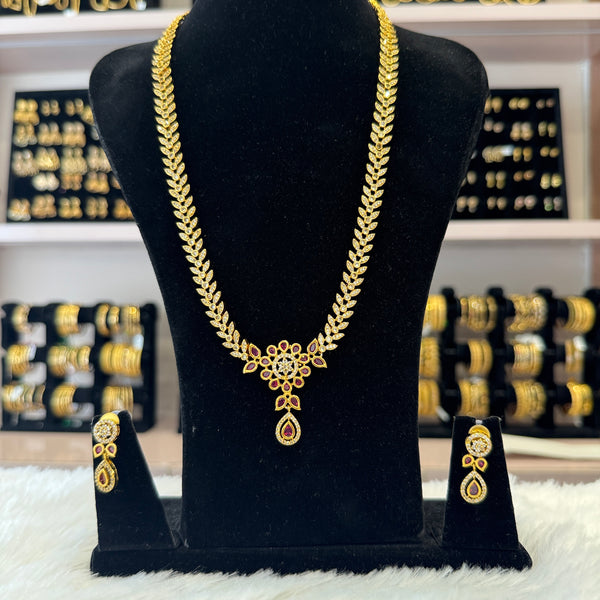 Antique Gold Matte Long Haram