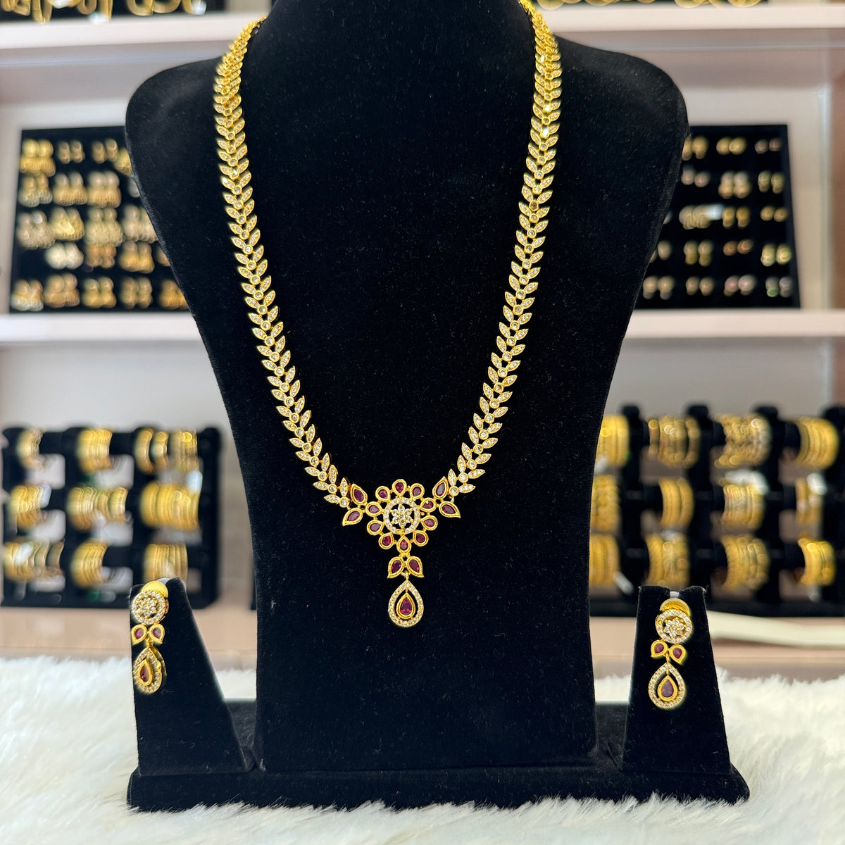 Antique Gold Matte Long Haram