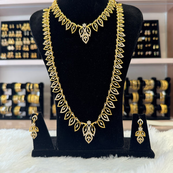 Antique Gold Matte Long Haram
