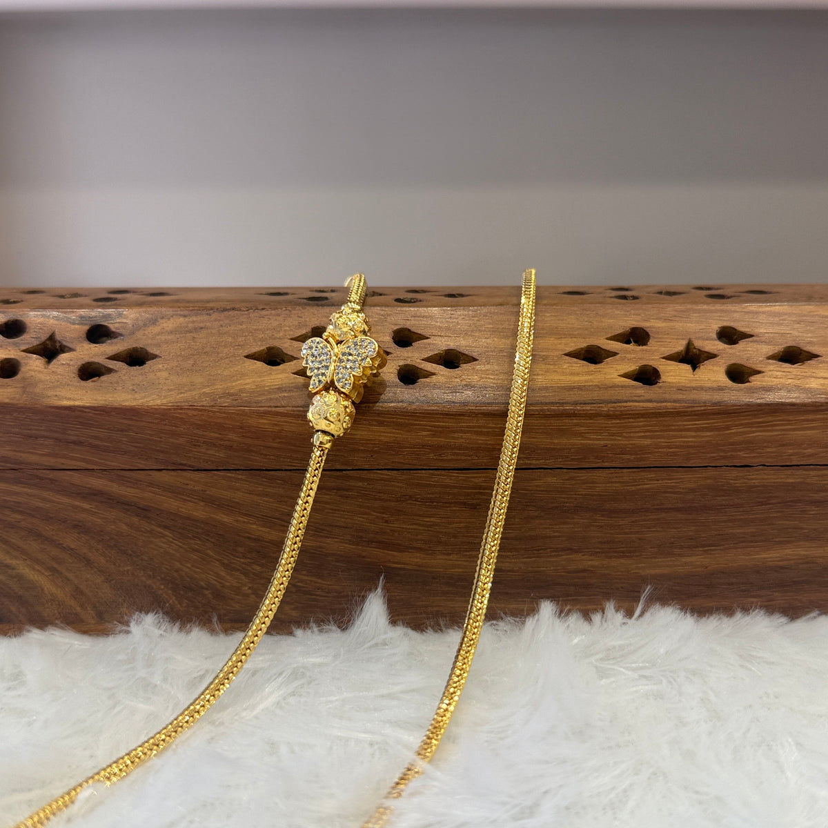 Gold Mugappu Chain Stone - MCS0097