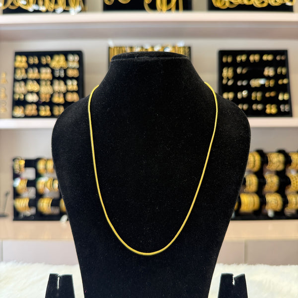 Gold Plain Chain