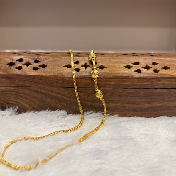 Gold Mugappu Chain Plain