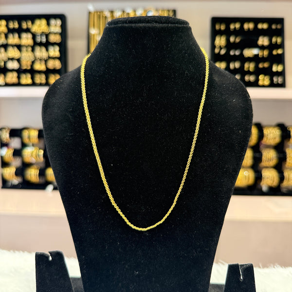Gold Plain Chain