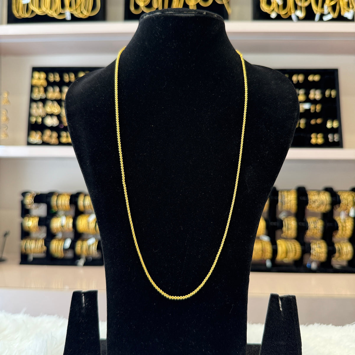 Gold Long Chain - Thin