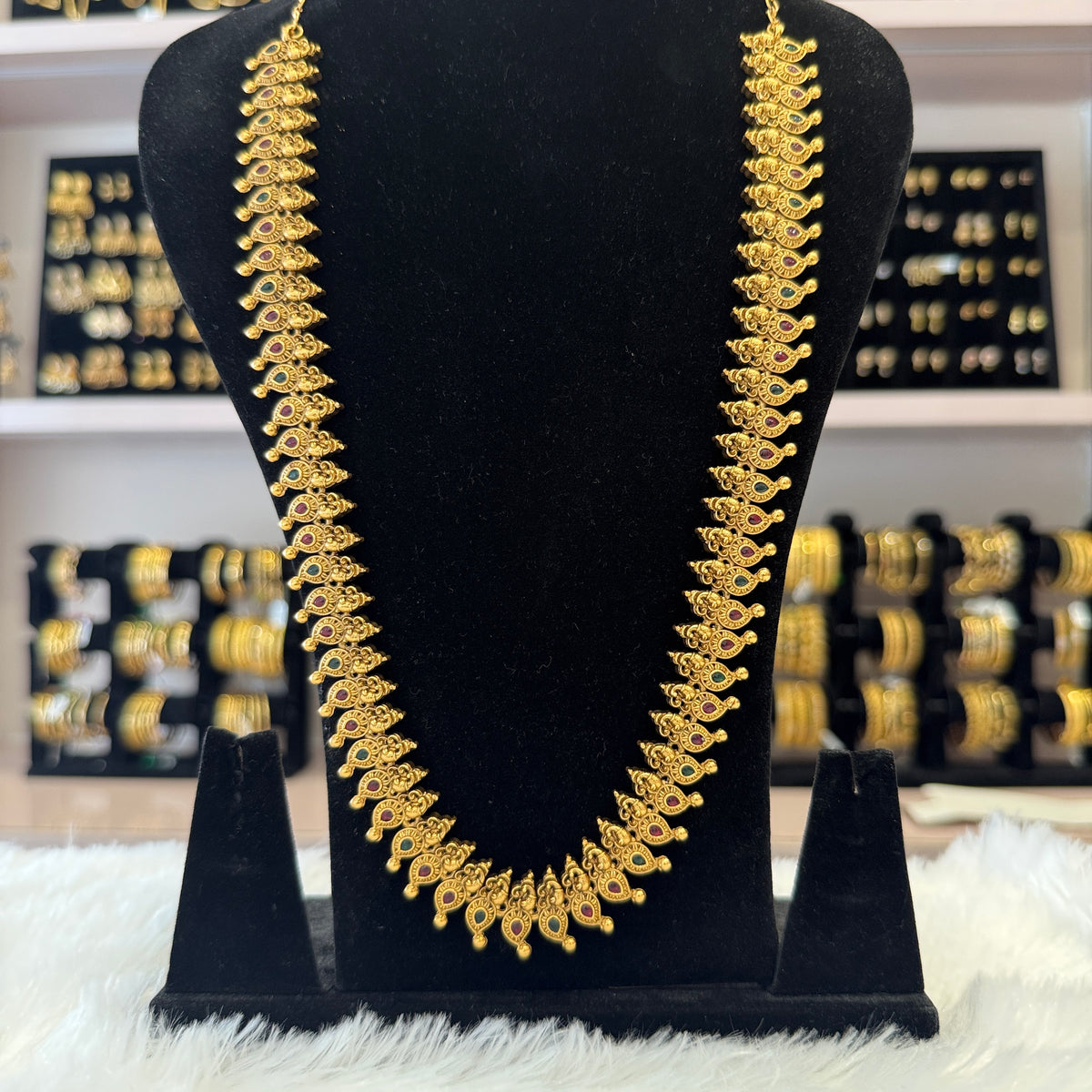Antique Gold Matte Long Haram