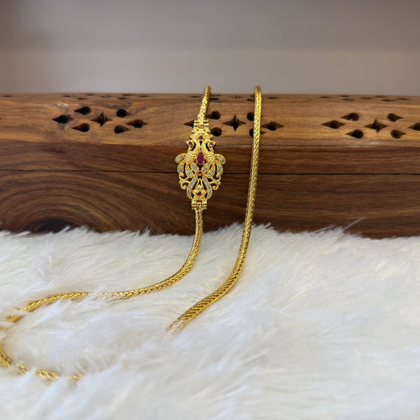 Gold Mugappu Kodi Stone